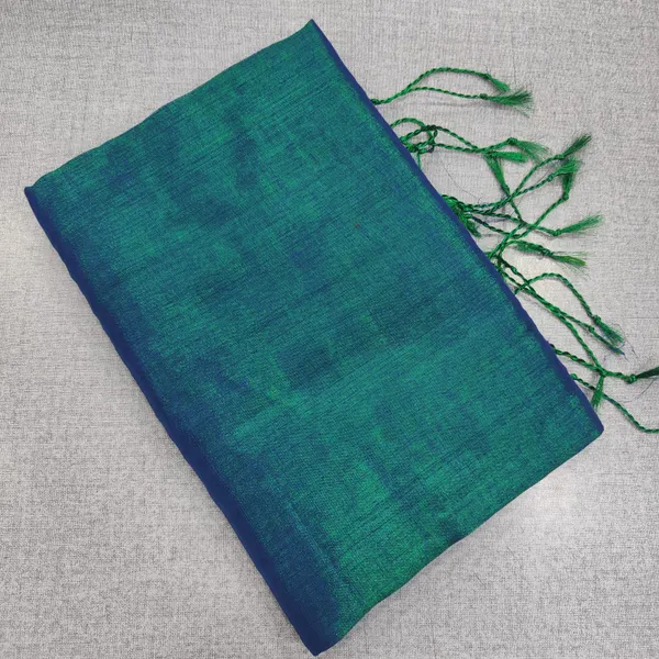 Premium Kaadhi tissue plain saree  | SR183